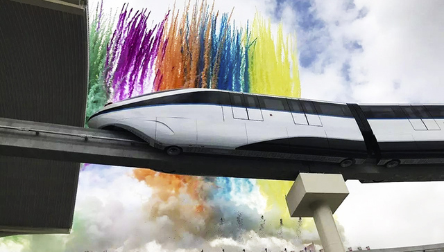 比亚迪推出“空中电动小火车”