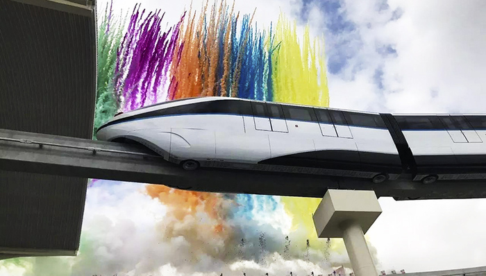 比亚迪推出“空中电动小火车”