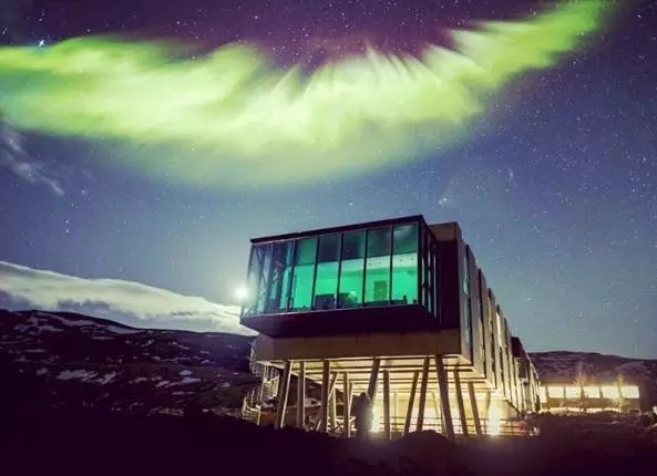 穹顶,小屋,SantaPark,玻璃房子,玻璃幕墙,Arctic,酒店,Hotel