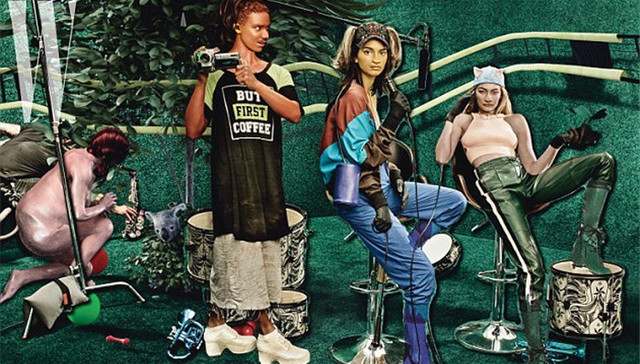 可怕！肯豆和吉吉登上杂志封面，膝盖都被P没了