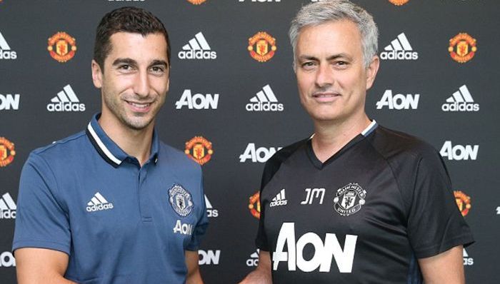 曼联2630万天价签下姆希塔良 但他却不受穆里尼奥信任枯坐板凳