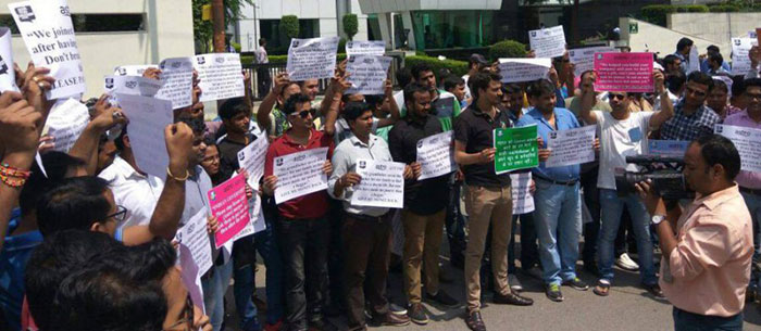 askme-employees-protest