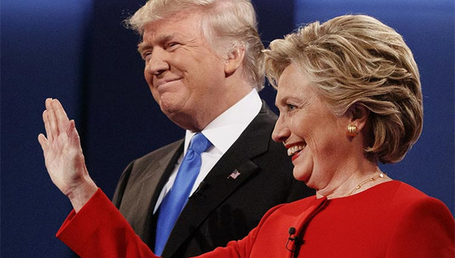美国大选,希拉里·克林顿,唐纳德·特朗普,技术