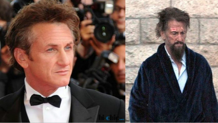 西恩·潘新片角色扮相邋遢酷似犀利哥