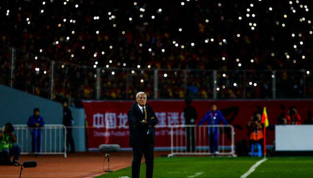 【直击】昆明24小时：里皮首秀三次遗憾中柱 国足闷平卡塔尔