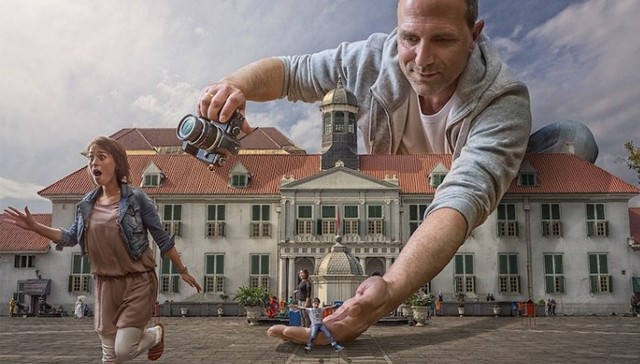 摄影,创意,父亲,修图,PS