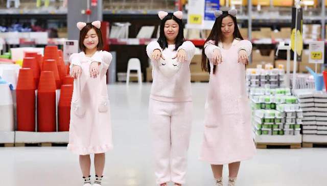 宜家在上海举办了一场睡衣大派对