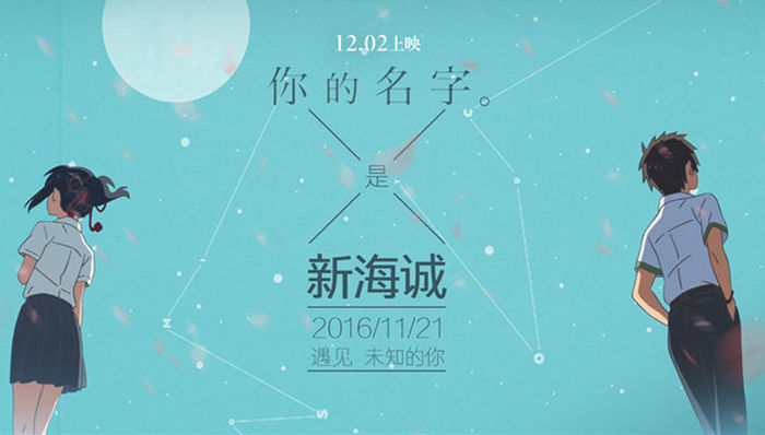 你的名字,日本电影,猫眼电影