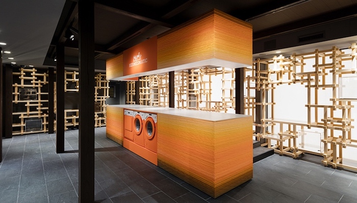 爱马仕,店铺设计,快闪