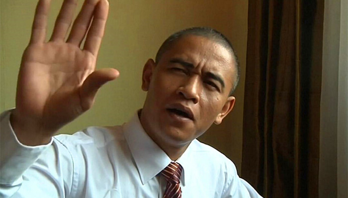 奥巴马,模仿,走秀