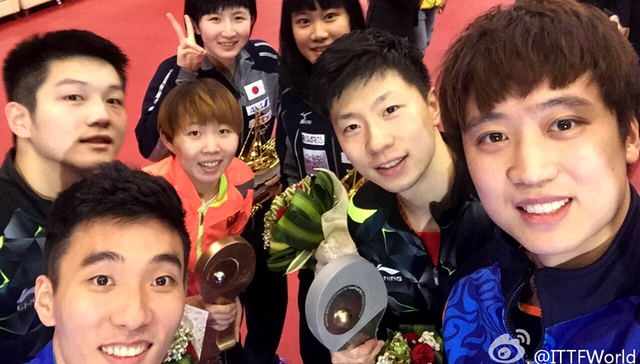 马龙“复仇”樊振东2016完美收官 朱雨玲赢总决赛女单冠军