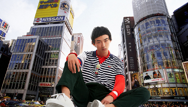 【是日美好事物】穿上LACOSTE L!VE的迪迦奥特曼 天太冷拍杂志用雪人模特吧