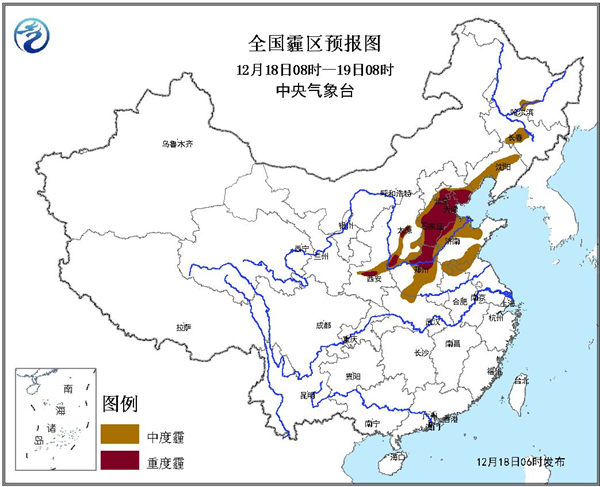 我国霾区达75万平方公里 明起范围扩大