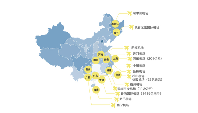 5000亿人民币建58个民用机场