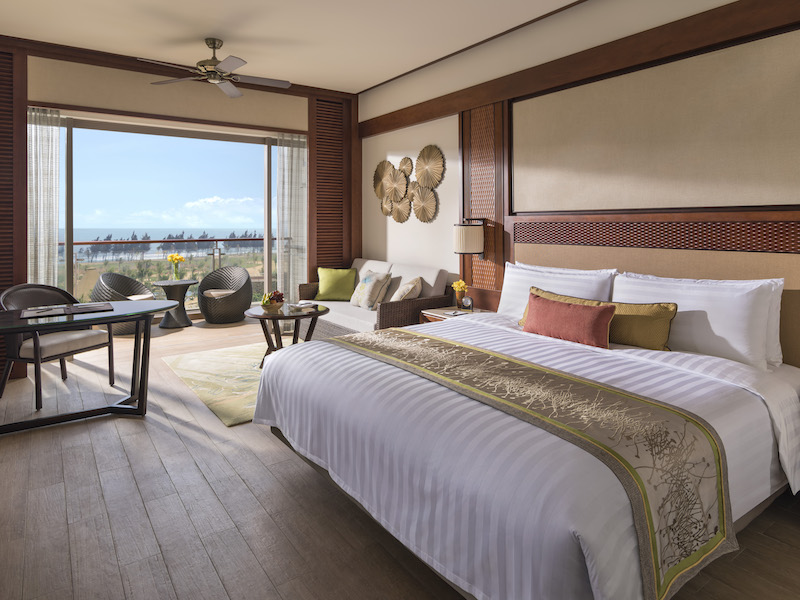 拥有各种高科技设计的三亚香格里拉海景房。