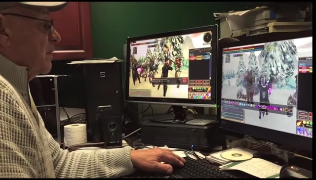 网游关服后 74岁老爷爷想找回自己心爱的游戏