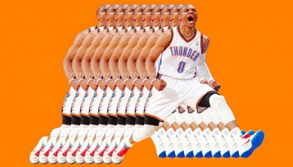 威少累了雷霆战绩下滑 疾速球风三双多但佳绩难持久