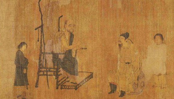 茶画,《萧翼赚兰亭图》