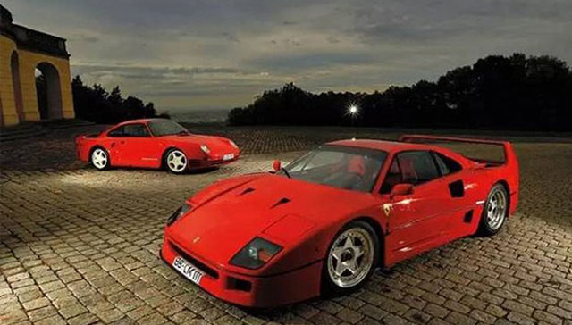 博物馆级的较量：法拉利F40大战保时捷959