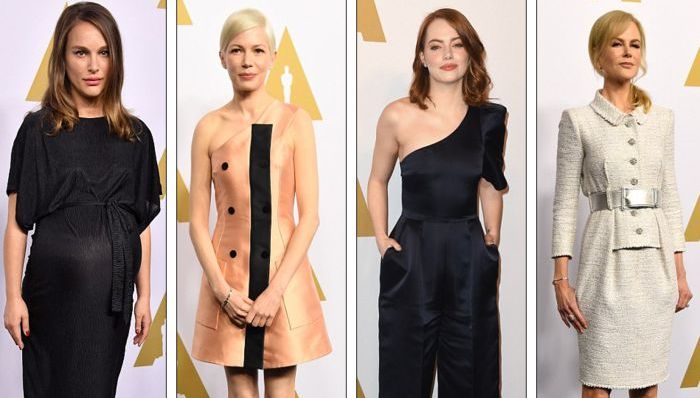 奥斯卡举办提名者午宴 娜塔莉·波特曼，艾玛·斯通，妮可·基德曼等女星参加