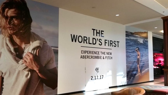 彻底改头换面后 你还认得出来这是A&F的店铺吗？