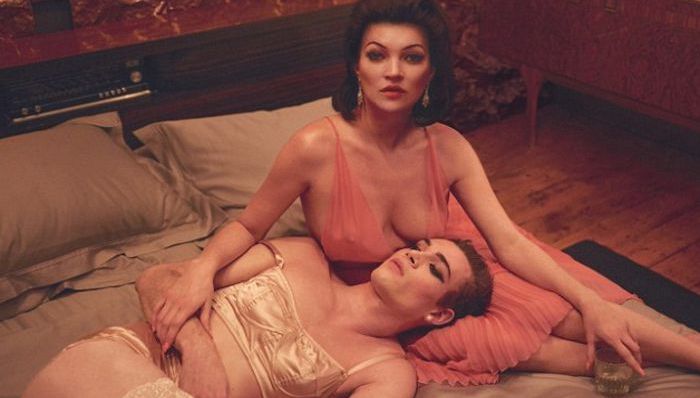 凯特·摩丝为《W》杂志拍摄大片 谈论裸体、初吻和对德普的幻想