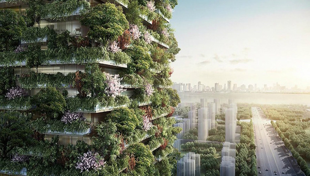 环保,垂直森林,城市建筑