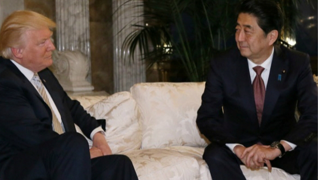 唐纳德·特朗普,安倍晋三,日美关系