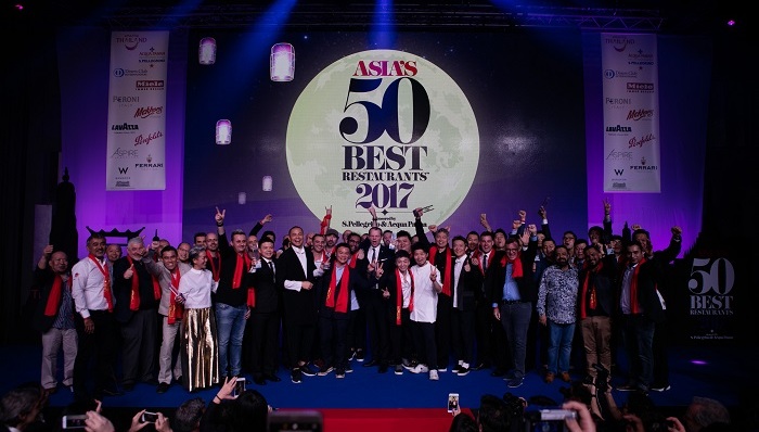 2017年亚洲50最佳餐厅榜单公布 上海两家餐厅上榜
