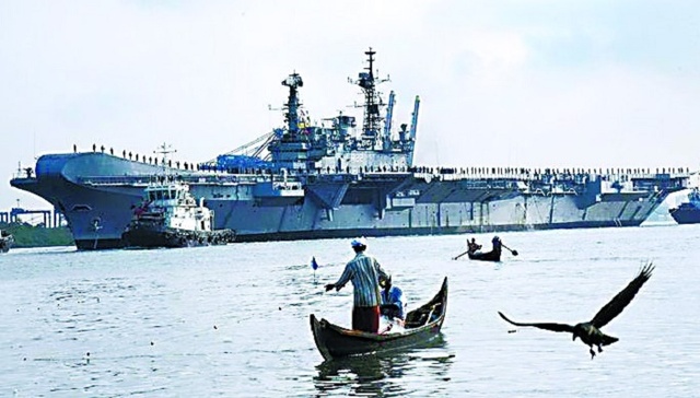印度58岁老航母退役 曾是亚洲最强航母