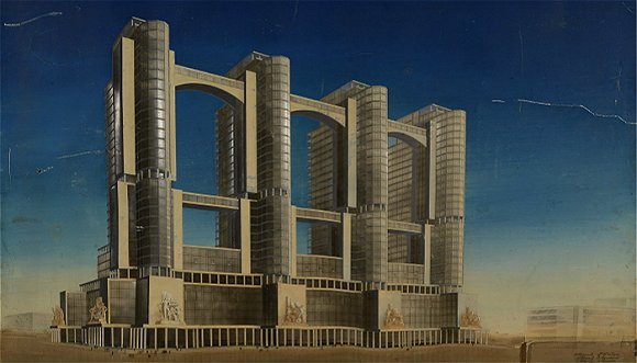 十月革命百年：那些建筑师们所设想的苏维埃莫斯科的新奇建筑