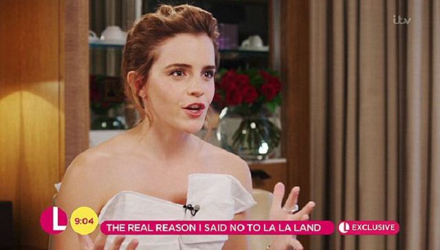 艾玛·沃特森推掉《爱乐之城》称不想在《美女与野兽》 中半途而废