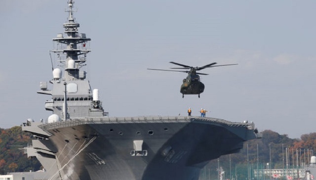 日本将派“出云”号准航母巡航南海 二战后最大实力展示