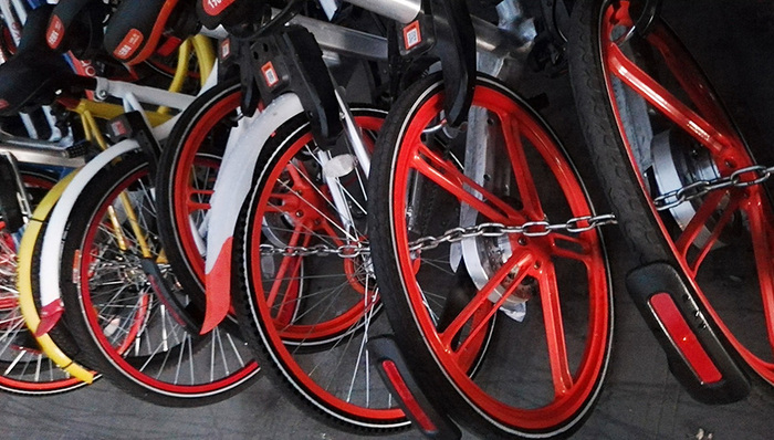 上海,共享单车