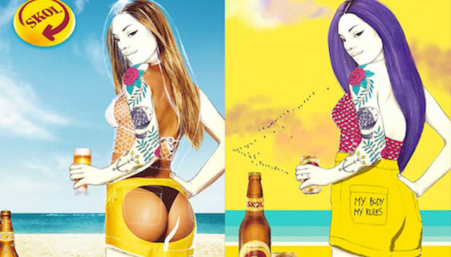 脱掉的衣服还能穿回来吗？巴西啤酒品牌要反思它的“性感营销”