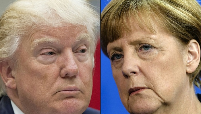 默克尔,特朗普