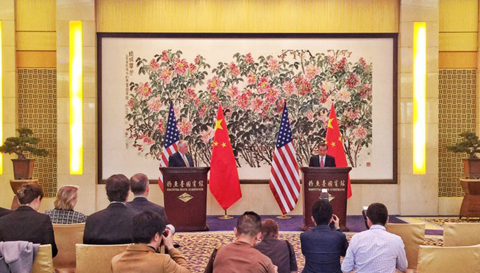 中国外交部长,美国国务卿,王毅,蒂勒森,中美关系