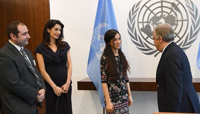 曾被ISIS当做性奴的雅兹迪女孩怒斥联合国不作为