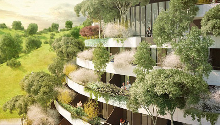 让城市变为森林的第四代住宅来了，或许可以一举解决绿化和住房问题