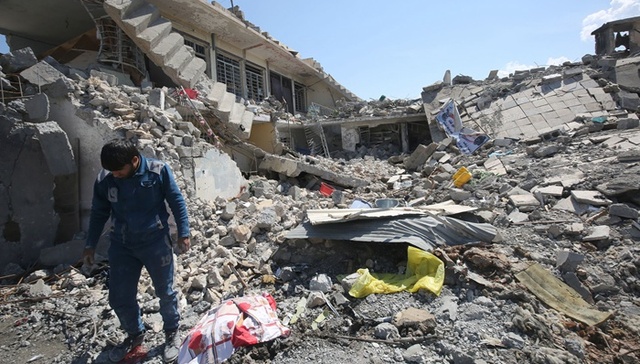 摩苏尔,空袭,伊拉克,平民,美国