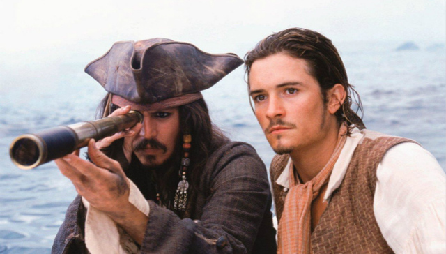 在《加勒比海盗5》的预告片里 奥兰多·布鲁姆又回来了