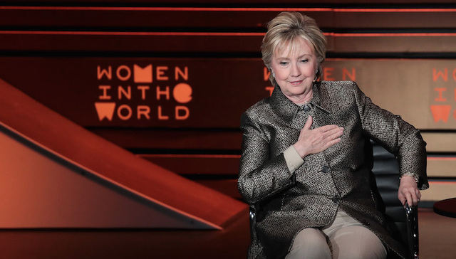 希拉里大选后首次受访：败选因为我是女人 普京还会再来的