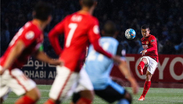 亚冠第4轮：13次射门颗粒无收 广州恒大3连平降至次席