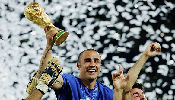 卡纳瓦罗自述：与伟大的球员对抗让我收获了自信