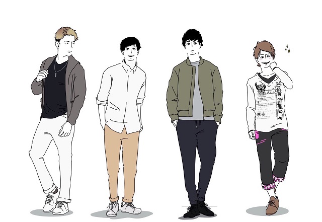 这些品牌在日本插画师 punko 笔下，都变得男友力 Max