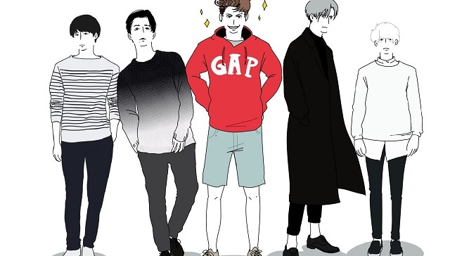 Gap男和MUJI男都是什么样的？这个日本插画师把品牌们都拟人化
