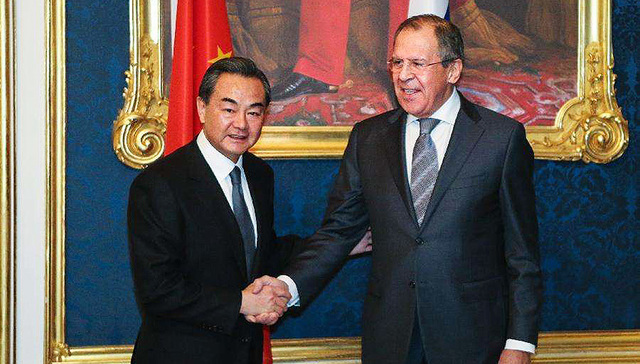 拉夫罗夫,,外长,中俄,中方,伙伴关系,俄中,战略协作,联合国安理会