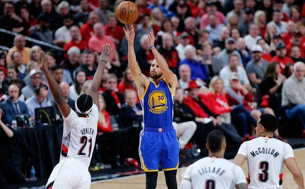 残阵勇士17分逆转开拓者 伦纳德43分难奈小加索尔绝杀