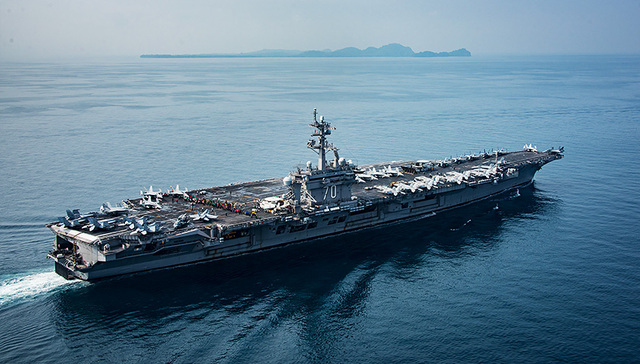 日本海上自卫队,训练,,,文森,美海军,航母,卡尔,美国海军,此举,核动力