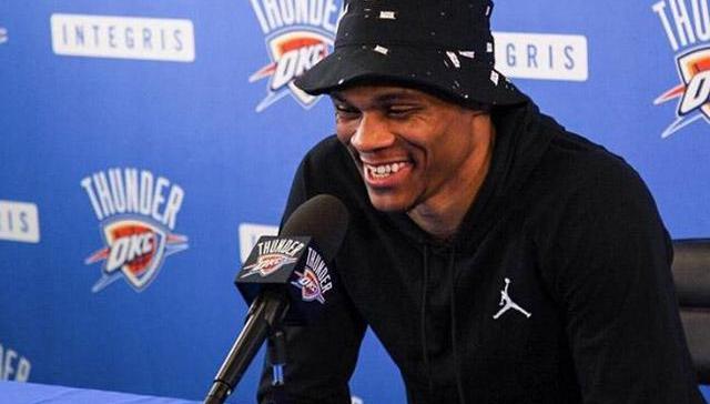 雷霆总结赛季 “MVP大热”威少：我还有很大进步空间